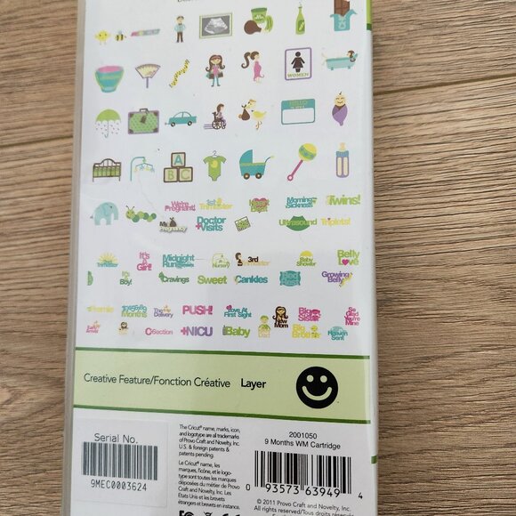 Cricut SUGAR AND SPICE lite AND 9 Months _ Retired/Hard to Find _ Scrapbooking - Picture 4 of 6